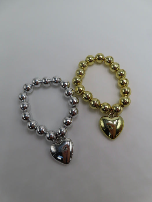 Bracciale cuore grande