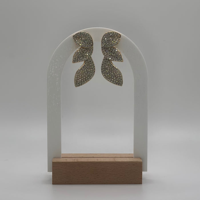 Orecchini foglia grande