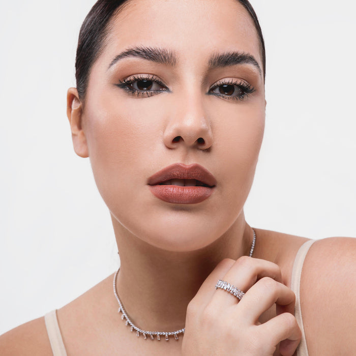 Collana diamanti pendenti