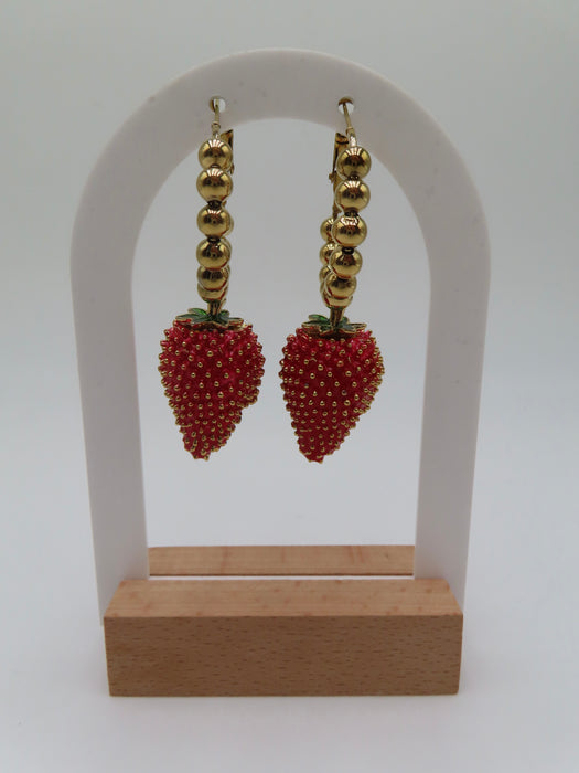 Orecchini fragola