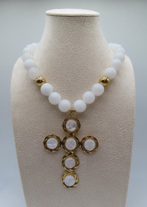 Collana croce grande