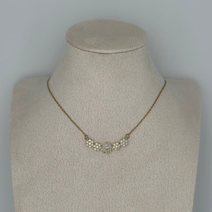 Collana cinque fiori