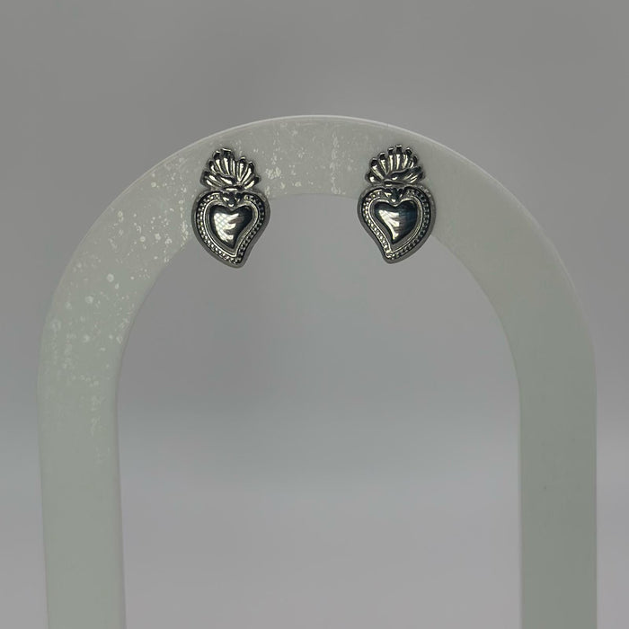 Orecchini cuore sacro