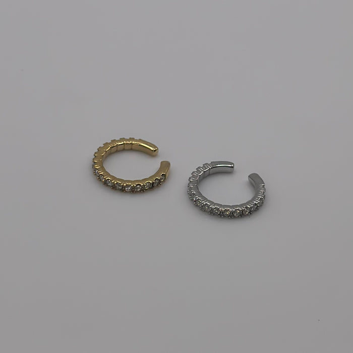 Earcuff cerchietto brillantini