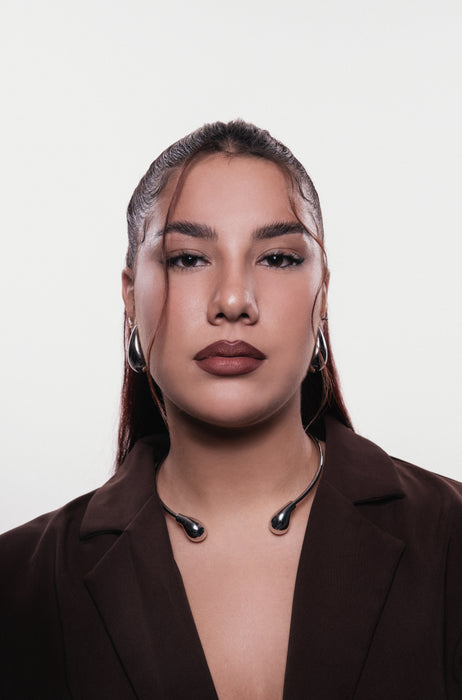 Collana rigida gocce