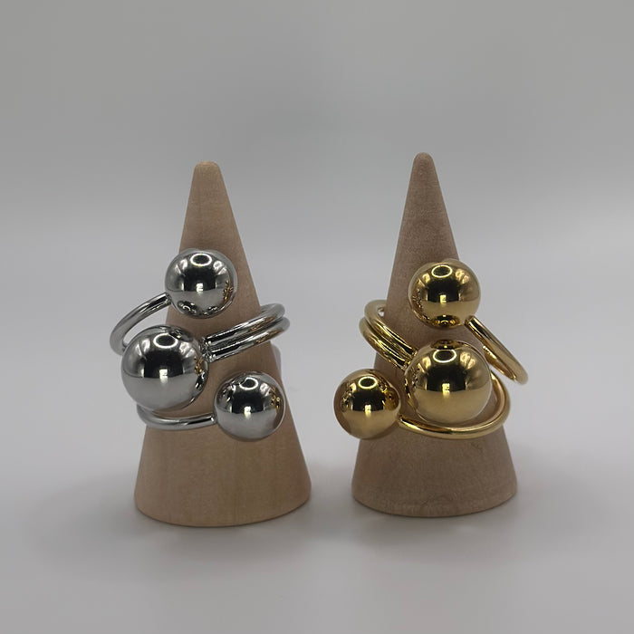 Anello tre palle