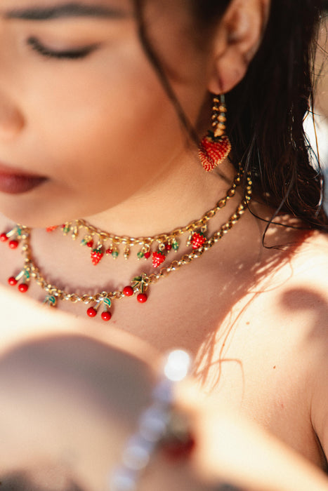Collana ciliegie